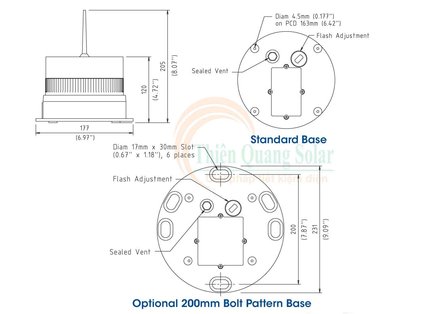 Đèn báo hiệu đường thủy nội địa SL-60