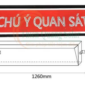 Bảng LED chú ý quan sát